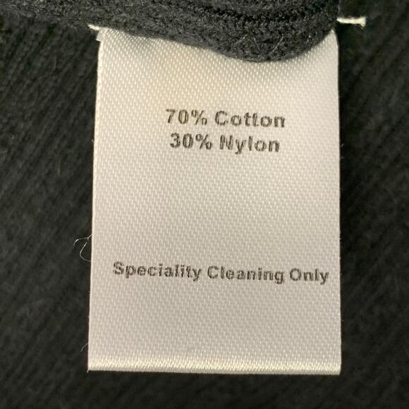 M Asymmetrical Rhinestone Black Silver Cotton Blend Sleeveless Cocktail Dress - Picture 8 of 8